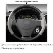 Load image into Gallery viewer, Car Steering Wheel Cover for Hyundai Getz (Facelift) 2005-2011 Accent 2006-2011 Kia Rio Rio5
