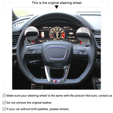 Load image into Gallery viewer, Auto Braid On The Steering Wheel Cover Interior for Audi Q3 2018-2019 Q5 SQ5 2017-2019 Q7 SQ7 2015-2019 Q8 SQ8 2018 Car Covers
