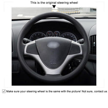 Load image into Gallery viewer, Car Braid On The Steering Wheel Cover for Hyundai i30 2009 2010 2011 Elantra Touring 2010-2012
