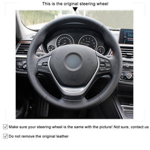 Load image into Gallery viewer, Auto Steering Wheel Cover for BMW F20 2012-2018 F45 2014-2018 F30 F31 F34 2013-2017 F32 F33 F36 Car Steering Covers
