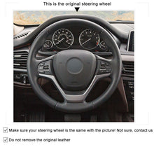 Load image into Gallery viewer, Auto Steering Wheel Cover for BMW X5 F15 2013 2014-2018 X6 F16 2015 2016 2017-2019 Car Covers
