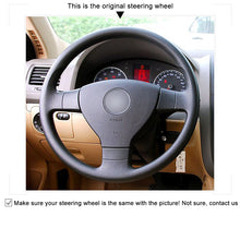 Load image into Gallery viewer, Car Steering Wheel Cover for Volkswagen Old VW Golf Polo Sagitar Lavida 2010 Polo
