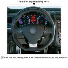 Load image into Gallery viewer, Car Steering Wheel Cover for Volkswagen VW Golf GTI 5 (V) Golf R32 Scirocco Passat Variant
