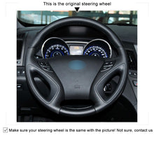 Load image into Gallery viewer, Car Steering Wheel Cover for Hyundai Sonata 8 2011 2012 2013 2014
