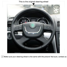 Load image into Gallery viewer, Car Steering Wheel Cover for Skoda Octavia a5 Superb 2012 2013 Fabia 2010-2014
