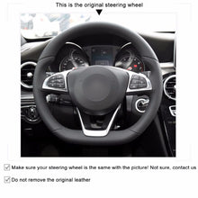 Load image into Gallery viewer, Car Steering Wheel Cover for Mercedes Benz C200 C250 C300 B250 B260 A200 A250 Sport CLA220
