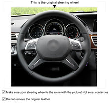 Load image into Gallery viewer, Car Steering Wheel Cover for Mercedes Benz E-Class E300 2014 GL-Class GL 350 400 500 550 2013-2015 M-Class ML
