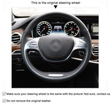 Load image into Gallery viewer, Car Steering Wheel Cover for Mercedes Benz S-Class 2014-2017
