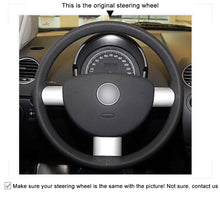 Load image into Gallery viewer, Car Steering Wheel Cover for Volkswagen VW Beetle 1998 1999 2000 2001 2002 2003 2004 2005 2006-2011
