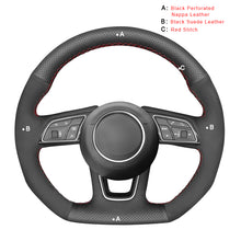 Load image into Gallery viewer, Car Steering Wheel Cover for Audi A3 (8V) A4 (B9) Avant A5 (F5) A1 (8X) Sportback Q2 2016-2019
