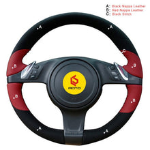 Load image into Gallery viewer, Car Steering Wheel Cover for Porsche Cayenne Panamera 2010 2011
