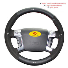 Load image into Gallery viewer, Car Steering Wheel Cover for Ford Mondeo Mk4 2007-2012 S-Max 2008
