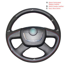 Load image into Gallery viewer, Car Steering Wheel Cover for Skoda Octavia a5 Superb 2012 2013 Fabia 2010-2014
