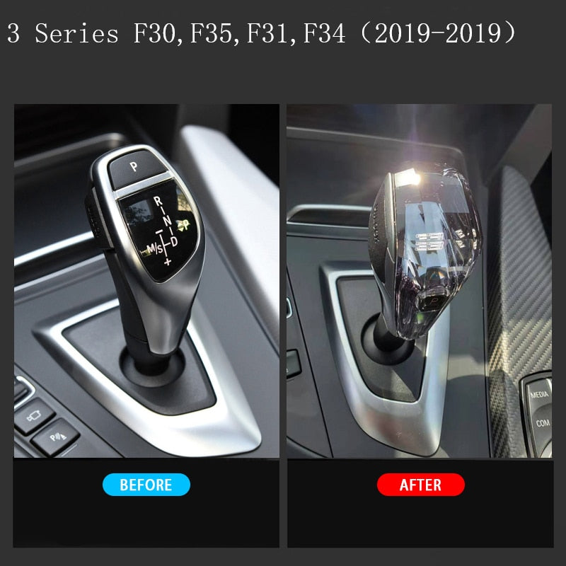 Crystal Gear Knob Gear Stick for BMW F20,F21,F22,F23,F30,F35,F31,F34,F32,F33,F36 Gear Shift Knob Lever Change Knob