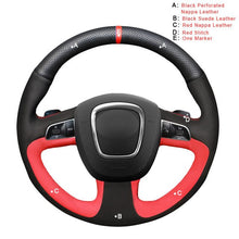 Load image into Gallery viewer, Car Steering Wheel Cover for Audi A3 8P Sportback A4 B8 Avant A5 8T A6 C6 A8 D3 Q5 8R Q7 4L
