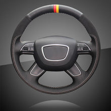 Load image into Gallery viewer, Car Steering Wheel Cover for Audi A3 A4 A6L A7 A8 Q5 Q7
