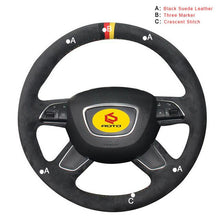 Load image into Gallery viewer, Car Steering Wheel Cover for Audi A3 A4 A6L A7 A8 Q5 Q7
