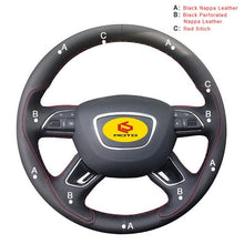 Load image into Gallery viewer, Car Steering Wheel Cover for Audi A3 A4 A6L A7 A8 Q5 Q7
