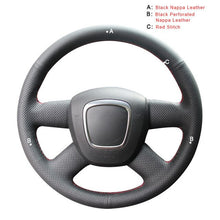 Load image into Gallery viewer, Car Steering Wheel Cover for Audi A3 (8P) Sportback A4 (B8) A4 (B7) A6 (C6)
