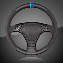 Load image into Gallery viewer, Auto Steering Wheel Cover for BMW E36 E46 E39 Hand Stitched Interior Accessories Car Steering Wheel Cover
