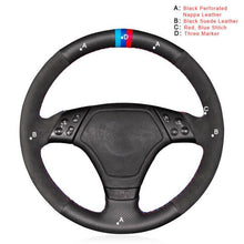 Load image into Gallery viewer, Auto Steering Wheel Cover for BMW E36 E46 E39 Hand Stitched Interior Accessories Car Steering Wheel Cover
