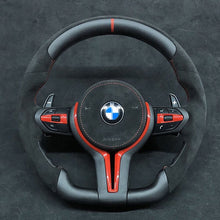 Load image into Gallery viewer, Real Carbon Steering Wheel for BMW M Sport F30 F31 F34 F10 F11 F07 F45 F46 F22 F23 M235i M240i Steering Wheel Control
