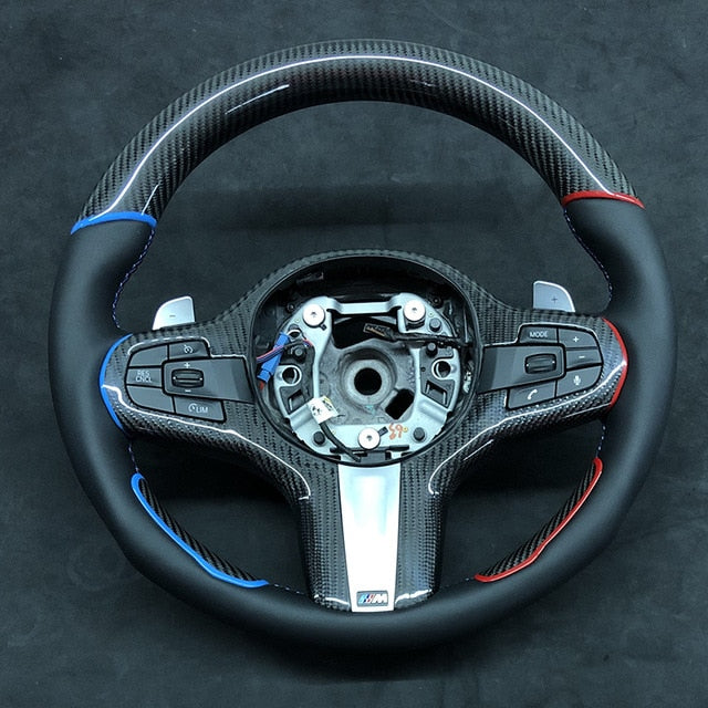 Real Carbon Steering Wheel for BMW M Sport G30 G31 G32 G20 G21 G14 G15 G16 X3 G01 X4 G02 X5 G05