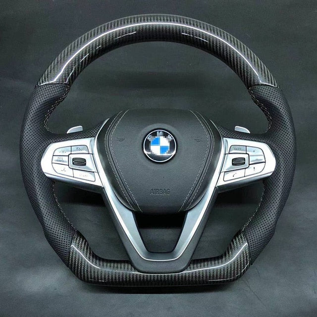 Real Carbon Steering Wheel for BMW G20 G21 F40 F44 G22 G23 G26 G30 G31 G32 G11 G12 X3 G01 X4 G02 X5