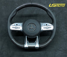 Load image into Gallery viewer, Real Carbon Steering Wheel For Mercedes-Benz AMG Series G-Class G500 G350D G500 G55 GLE GLS W167
