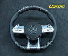 Load image into Gallery viewer, Real Carbon Steering Wheel For Mercedes-Benz AMG Series G-Class G500 G350D G500 G55 GLE GLS W167
