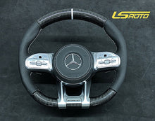 Load image into Gallery viewer, Real Carbon Steering Wheel For Mercedes-Benz AMG Series G-Class G500 G350D G500 G55 GLE GLS W167
