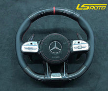 Load image into Gallery viewer, Real Carbon Steering Wheel For Mercedes-Benz AMG Series G-Class G500 G350D G500 G55 GLE GLS W167
