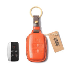 Load image into Gallery viewer, Handmade Car Key Case for Land Rover Discovery Range Rover Sport Freelander Key Cover Car-Styling
