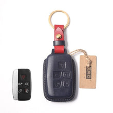 Load image into Gallery viewer, Handmade Car Key Case for Land Rover Discovery Range Rover Sport Freelander Key Cover Car-Styling
