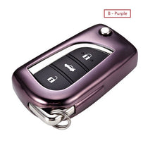 Load image into Gallery viewer, Soft TPU Car Key Case for Honda Highlander CROWN Camry Reiz PRADO RAV4 Key Shell Cover Car-Styling
