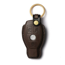 Load image into Gallery viewer, Handmade Leather Car Key Case for Benz C200 GLA180 GLC GLE35 S Key Cover Car-Styling
