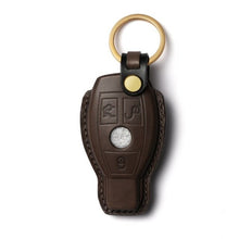 Load image into Gallery viewer, Handmade Leather Car Key Case for Benz C200 GLA180 GLC GLE35 S Key Cover Car-Styling

