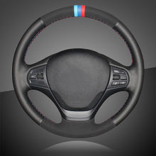 Load image into Gallery viewer, Auto Steering Wheel Cover for BMW F30 316i 320i 328i Hand Stitched Car Steering Wheel Covers Interior Accessories
