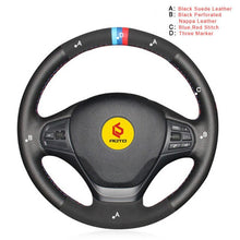 Load image into Gallery viewer, Auto Steering Wheel Cover for BMW F30 316i 320i 328i Hand Stitched Car Steering Wheel Covers Interior Accessories
