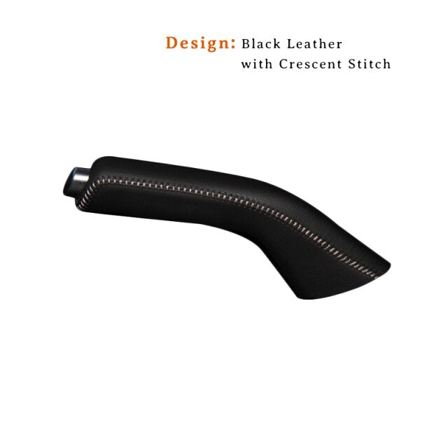 Car Hand Brake Covers Top Layer Leather Case for Kia KX3 Handbrake Grips Cover Auto Genuine Leather Handbrake