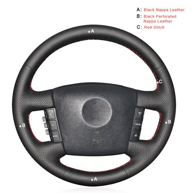 Car Steering Wheel Cover for Kia Borrego 2008-2015