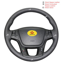 Load image into Gallery viewer, Car Steering Wheel Cover for Kia Sorento 2009-2014 Kia Cadenza K7 2011-2015
