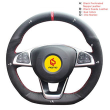 Load image into Gallery viewer, Car Steering Wheel Cover for Mercedes Benz C200 C250 C300 B250 B260 A200 A250 Sport CLA220
