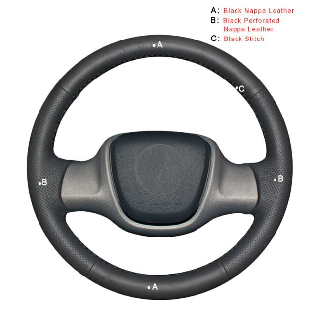 Car Steering Wheel Cover for Smart Fortwo