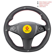 Load image into Gallery viewer, Car Steering Wheel Cover for Mercedes Benz C180 C200 C350 C300 CLS 280 300 350 500 GLK300 2008-2010
