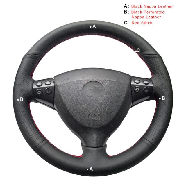 Car Steering Wheel Cover for Mercedes-Benz A-Class A160 A180 E-CELL 2009-2012