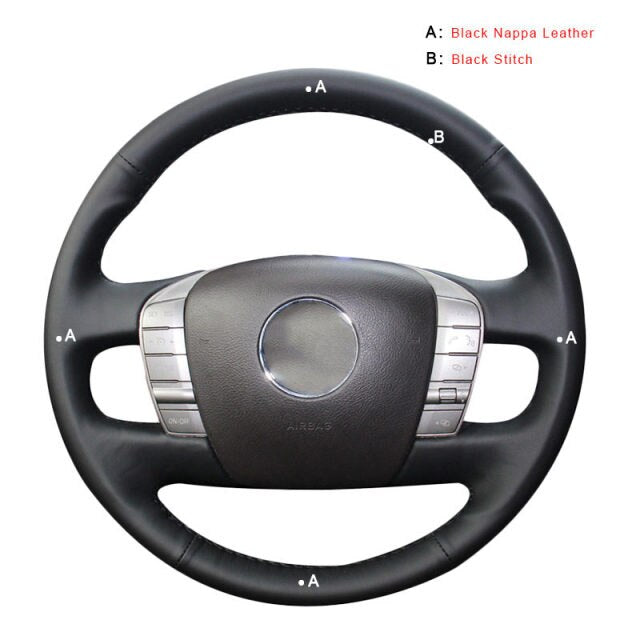 Car Steering Wheel Cover for Volkswagen VW Phaeton 2010-2016