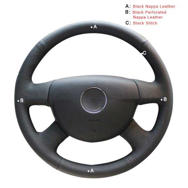 Car The Steering Wheel Cover for Volkswagen VW Passat B6