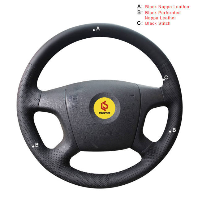 Car Steering Wheel Cover for Old Skoda Octavia 2005-2009 Fabia 2005-2010