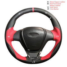 Load image into Gallery viewer, Car Steering Wheel Cover for Ford Fiesta 2008-2013 Ecosport 2013-2016
